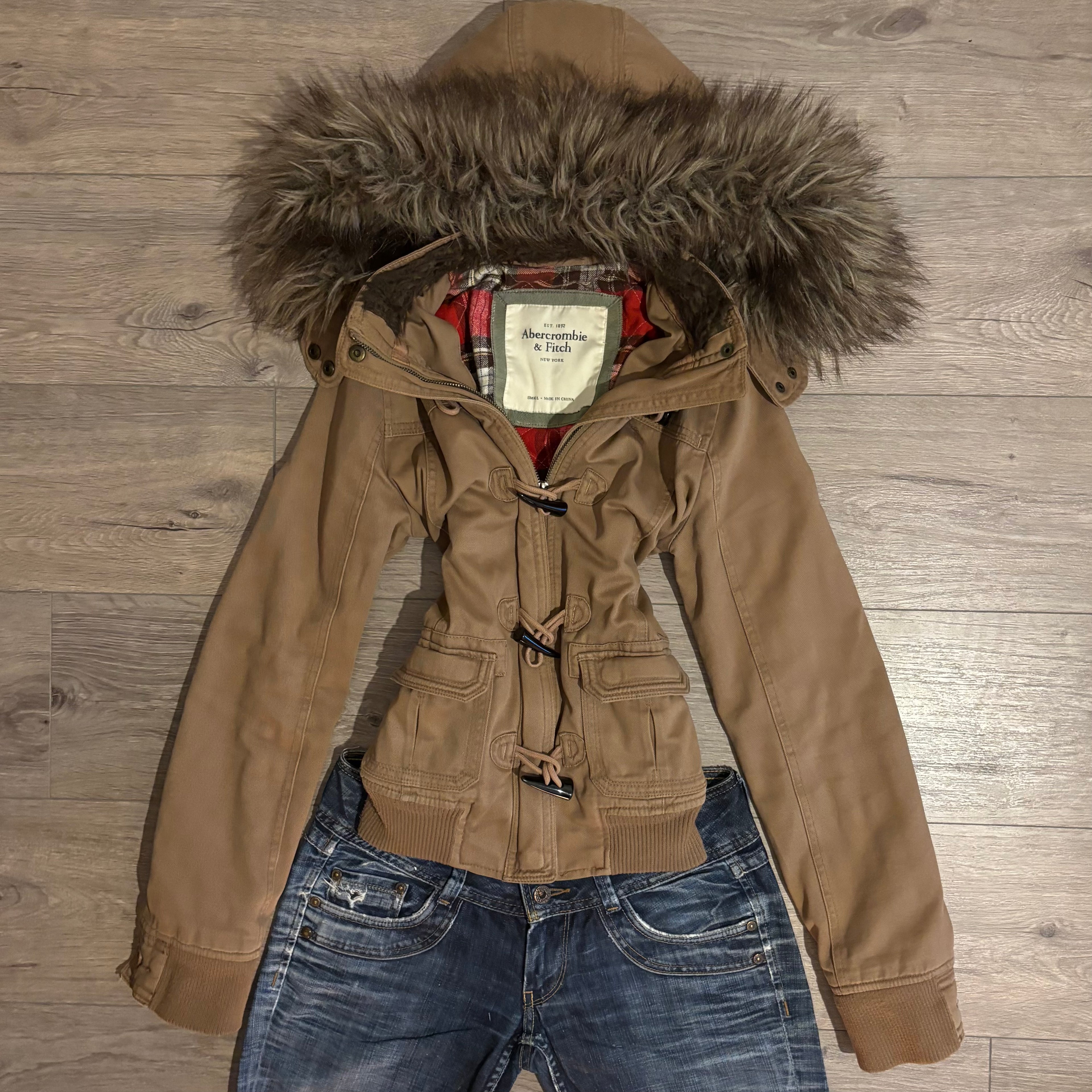 Vintage Abercrombie & Fitch Fur Jacket