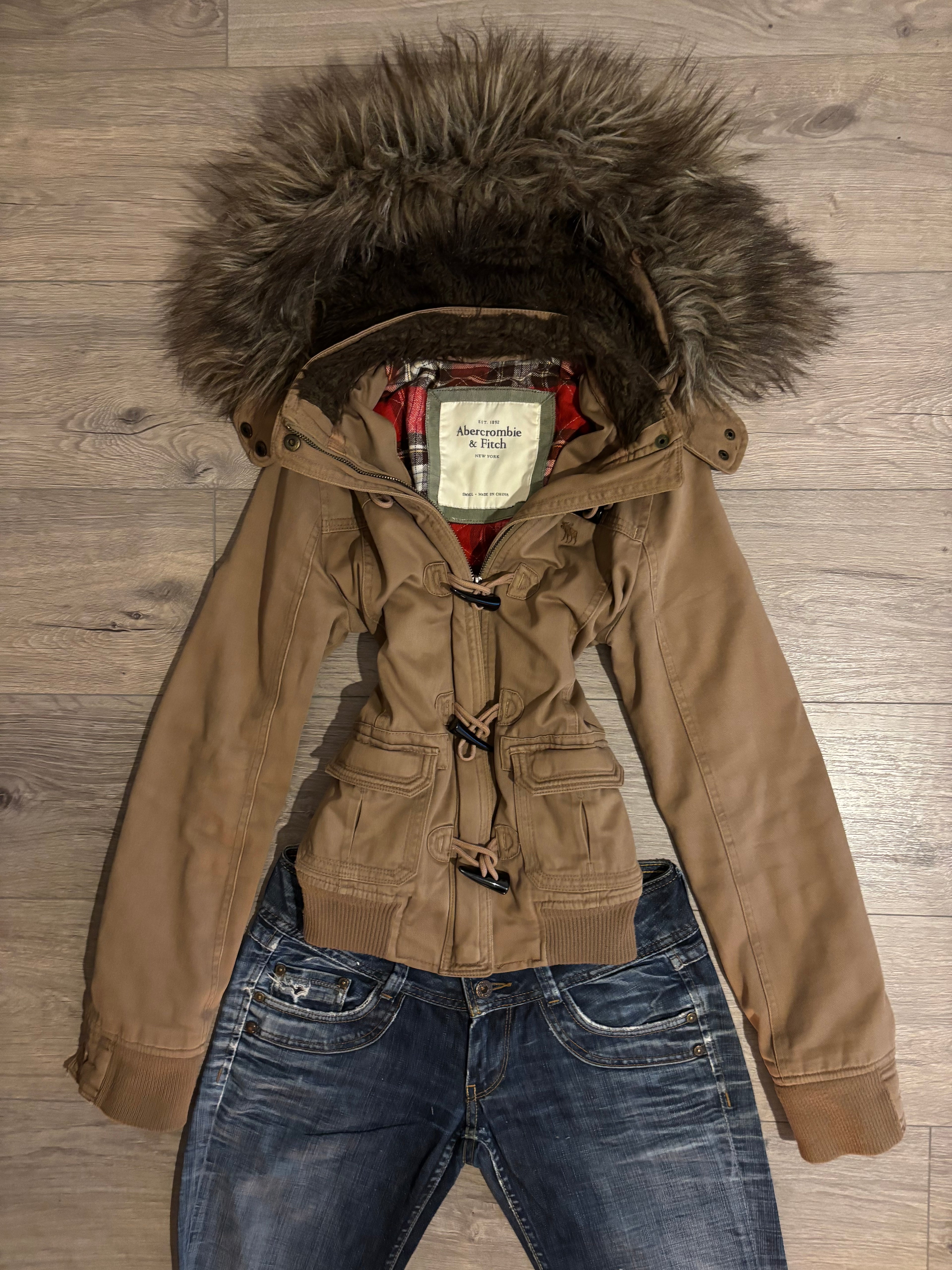 Vintage Abercrombie & Fitch Fur Jacket