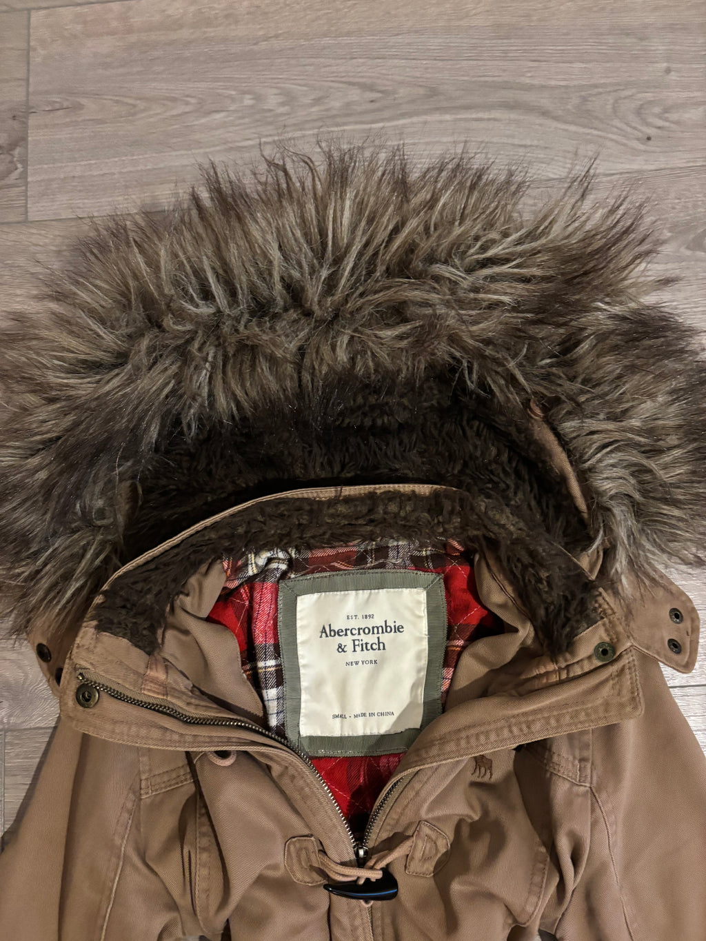 Vintage Abercrombie & Fitch Fur Jacket