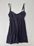 Vintage Abercrombie & Fitch Navy Purple Babydoll Cami Top – Size S