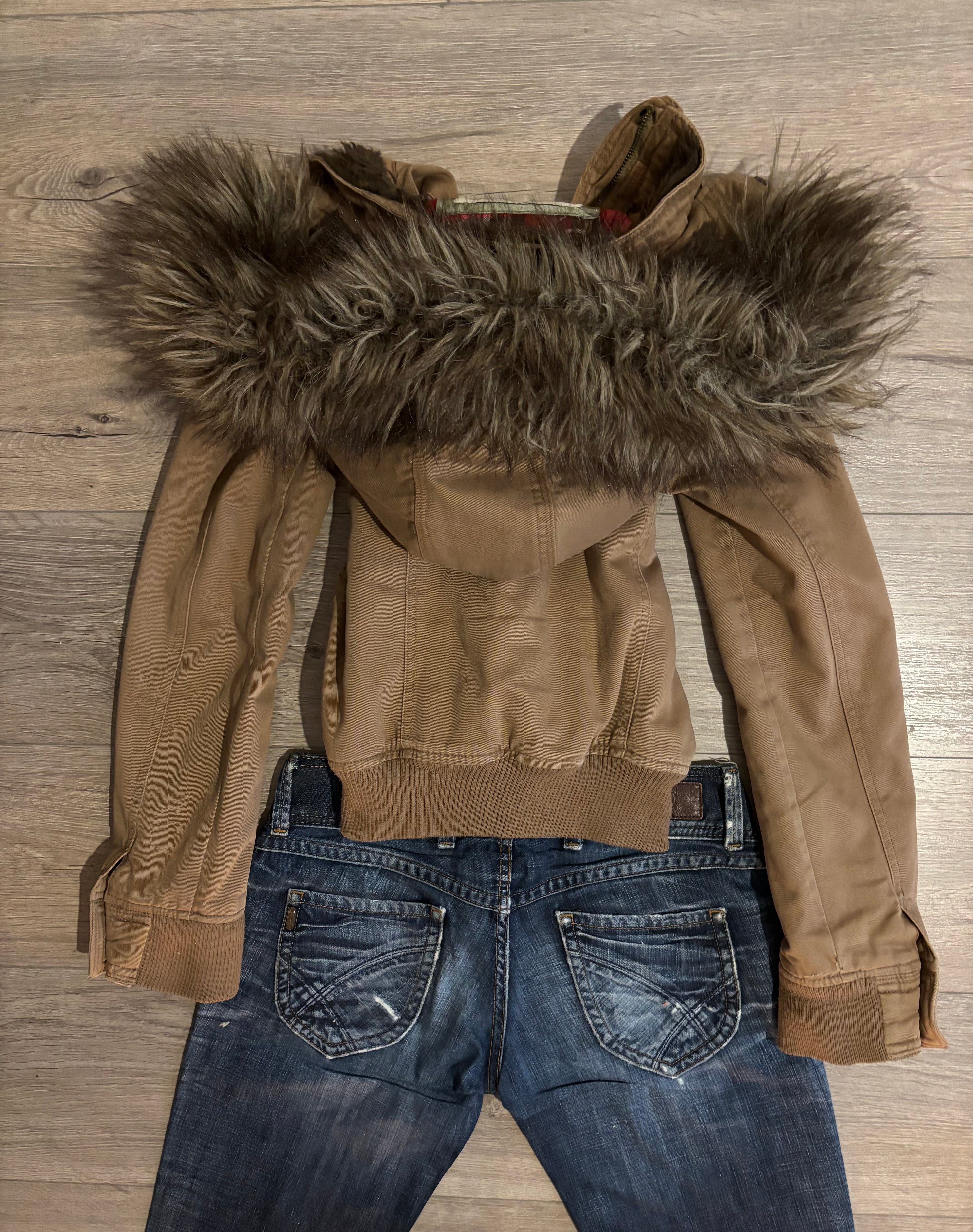 Vintage Abercrombie & Fitch Fur Jacket