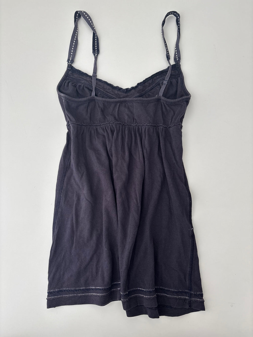 Vintage Abercrombie & Fitch Navy Purple Babydoll Cami Top – Size S