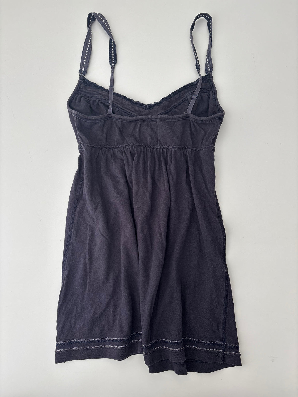 Vintage Abercrombie & Fitch Navy Purple Babydoll Cami Top – Size S