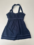 Vintage Abercrombie & Fitch Navy Halter Babydoll Top – Size S