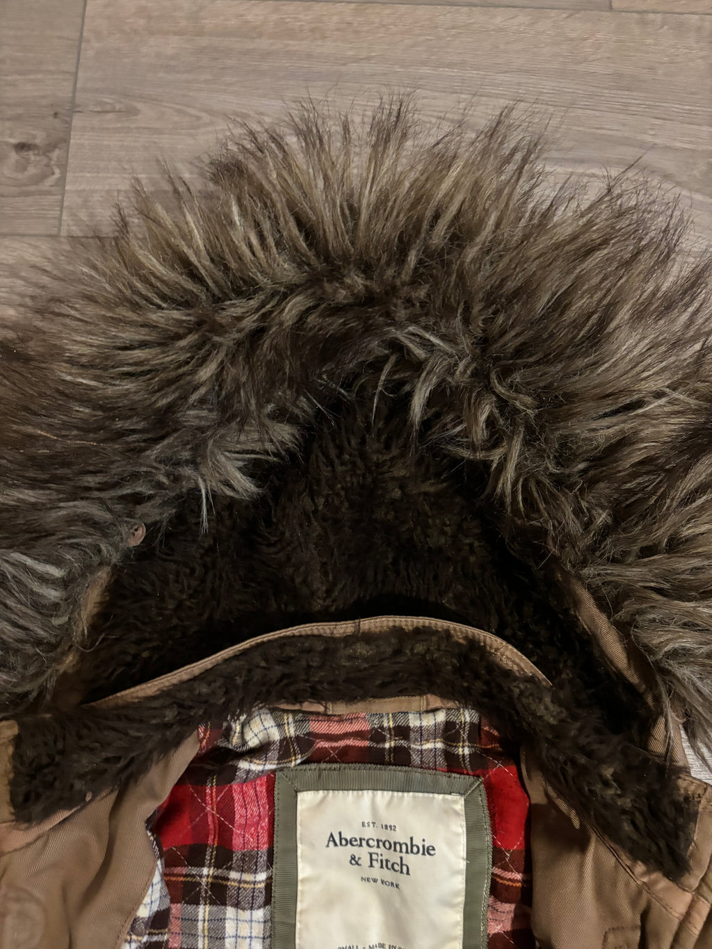 Vintage Abercrombie & Fitch Fur Jacket