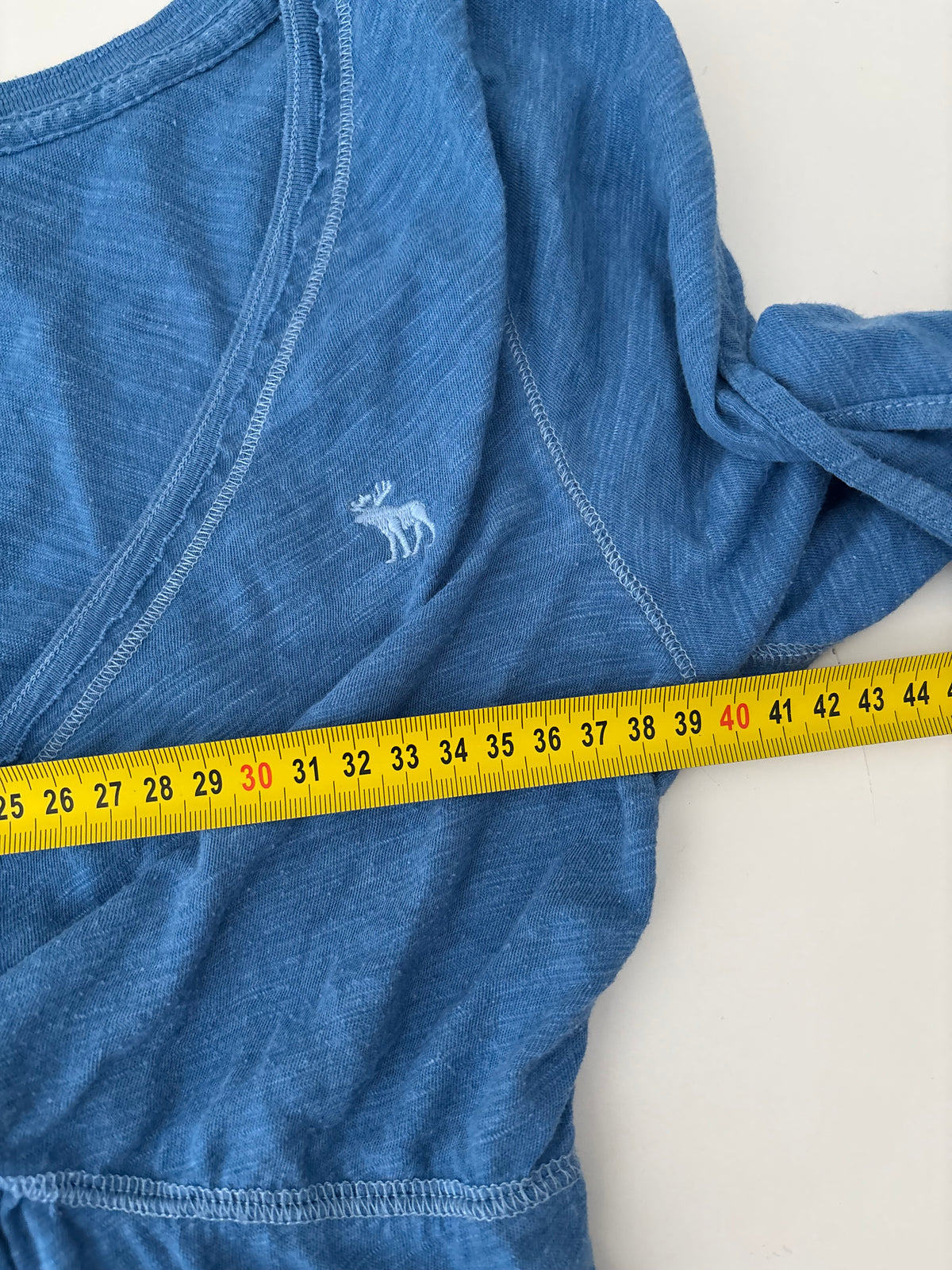 Vintage Abercrombie & Fitch Blue Wrap Top – Size M