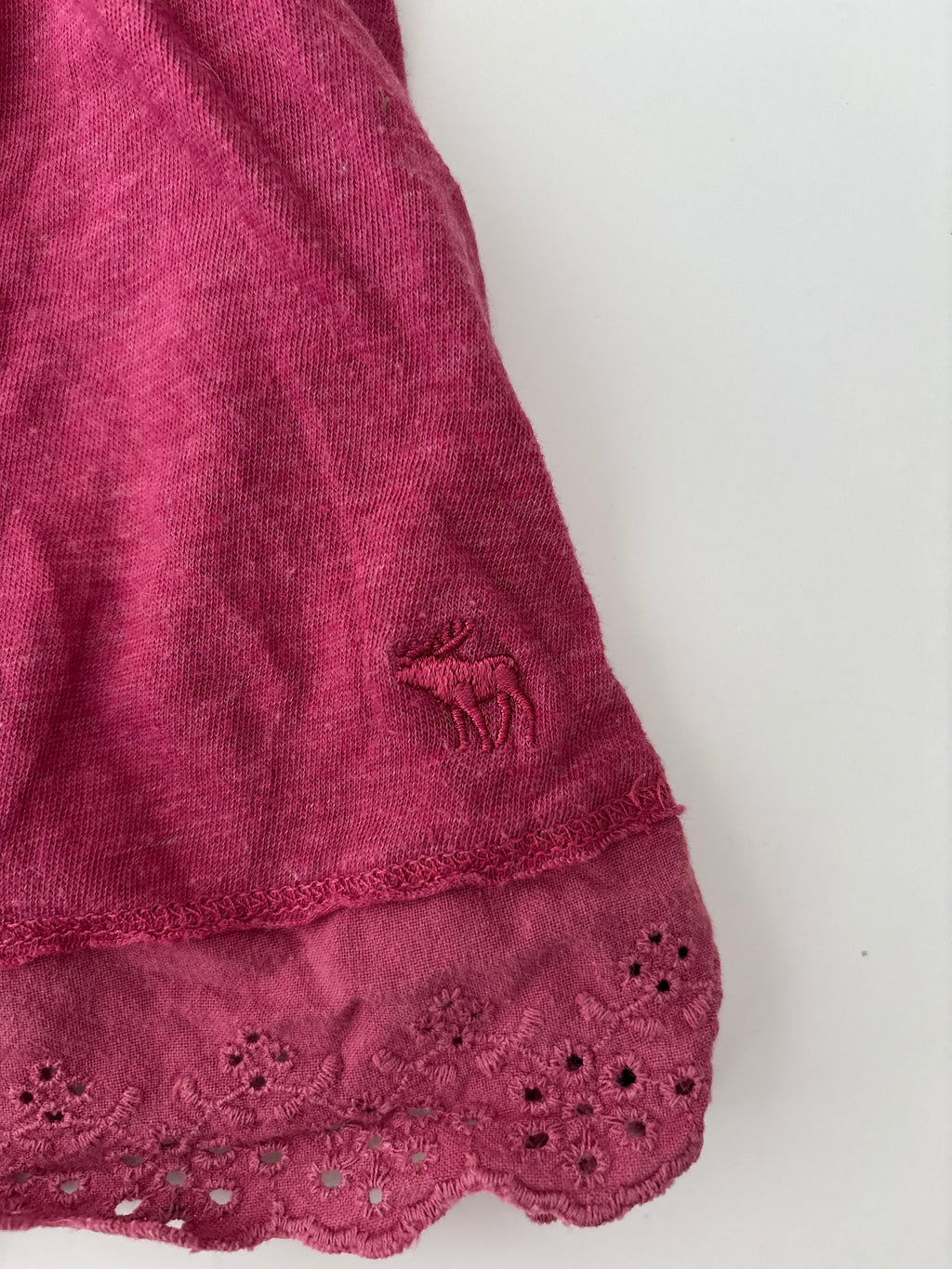Vintage Abercrombie & Fitch Berry Red Babydoll Cami Top – Size XS