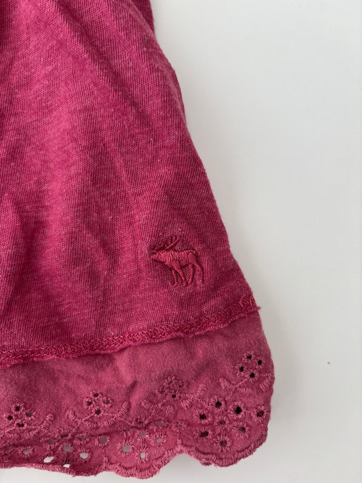 Vintage Abercrombie & Fitch Berry Red Babydoll Cami Top – Size XS