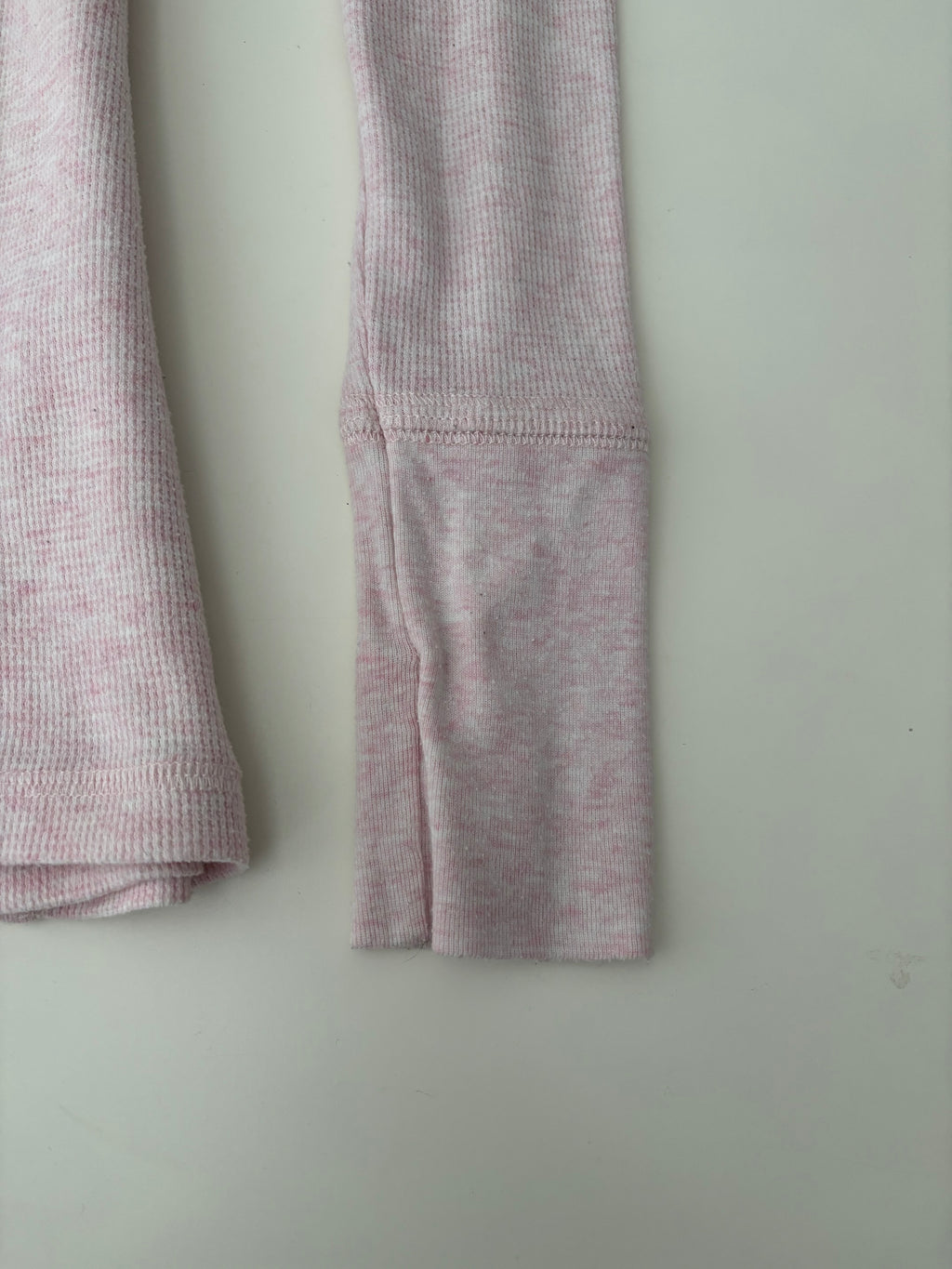 Vintage Abercrombie & Fitch Pink Waffle Henley Longsleeve Top – Size L