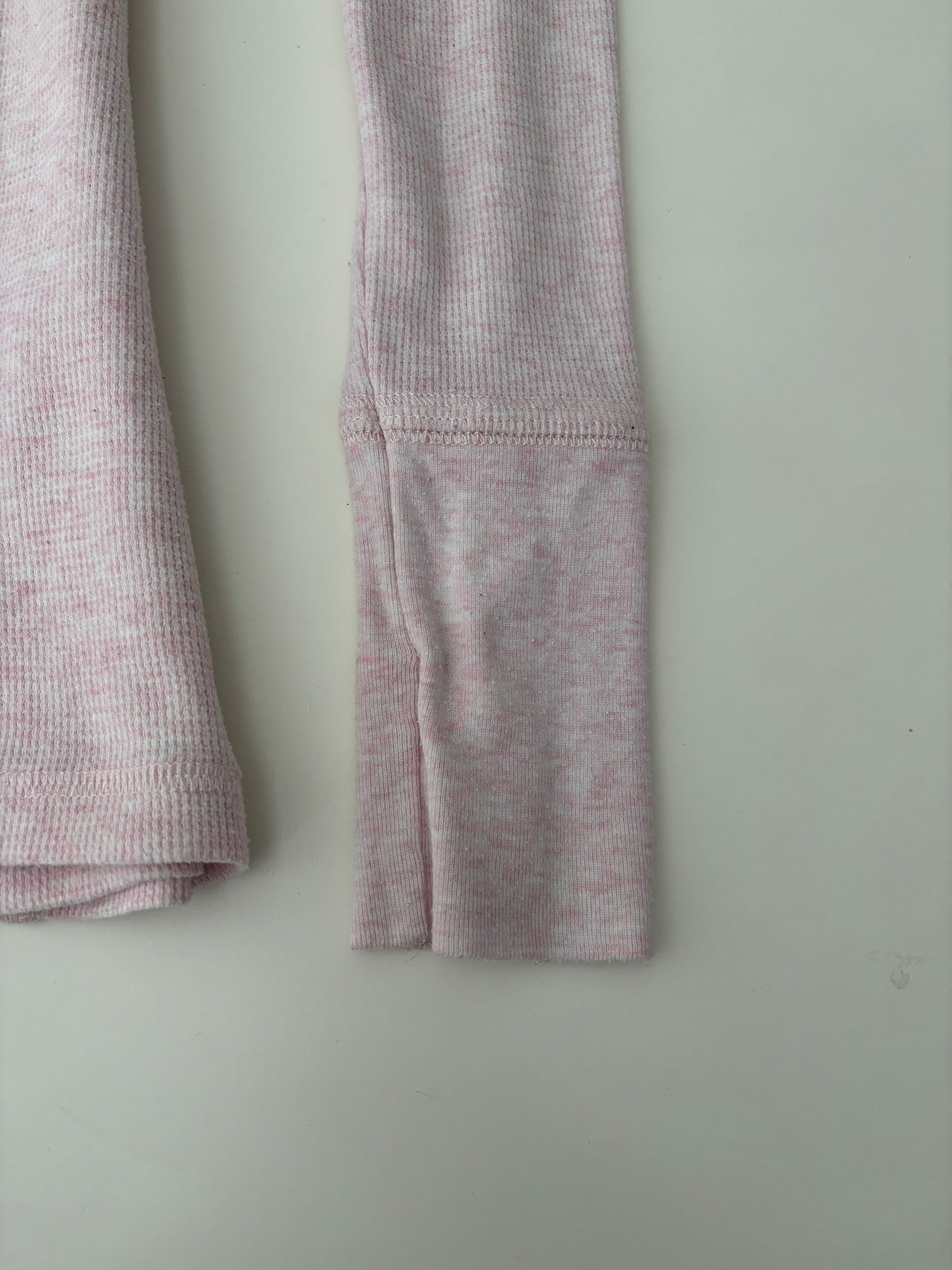 Vintage Abercrombie & Fitch Pink Waffle Henley Longsleeve Top – Size L