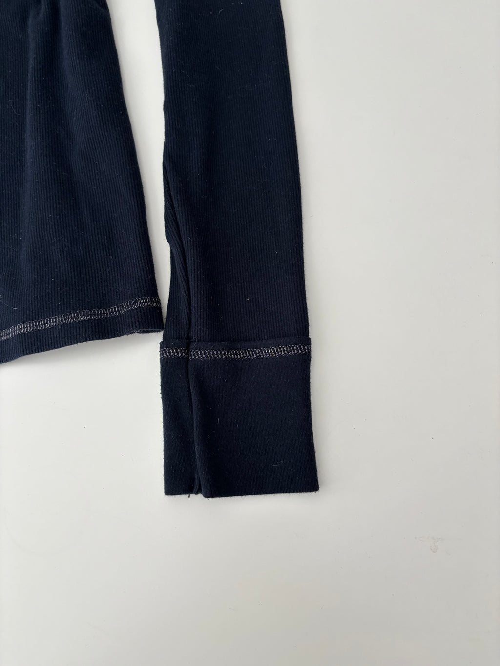 Vintage Abercrombie & Fitch Navy Henley Longsleeve Top – Size M