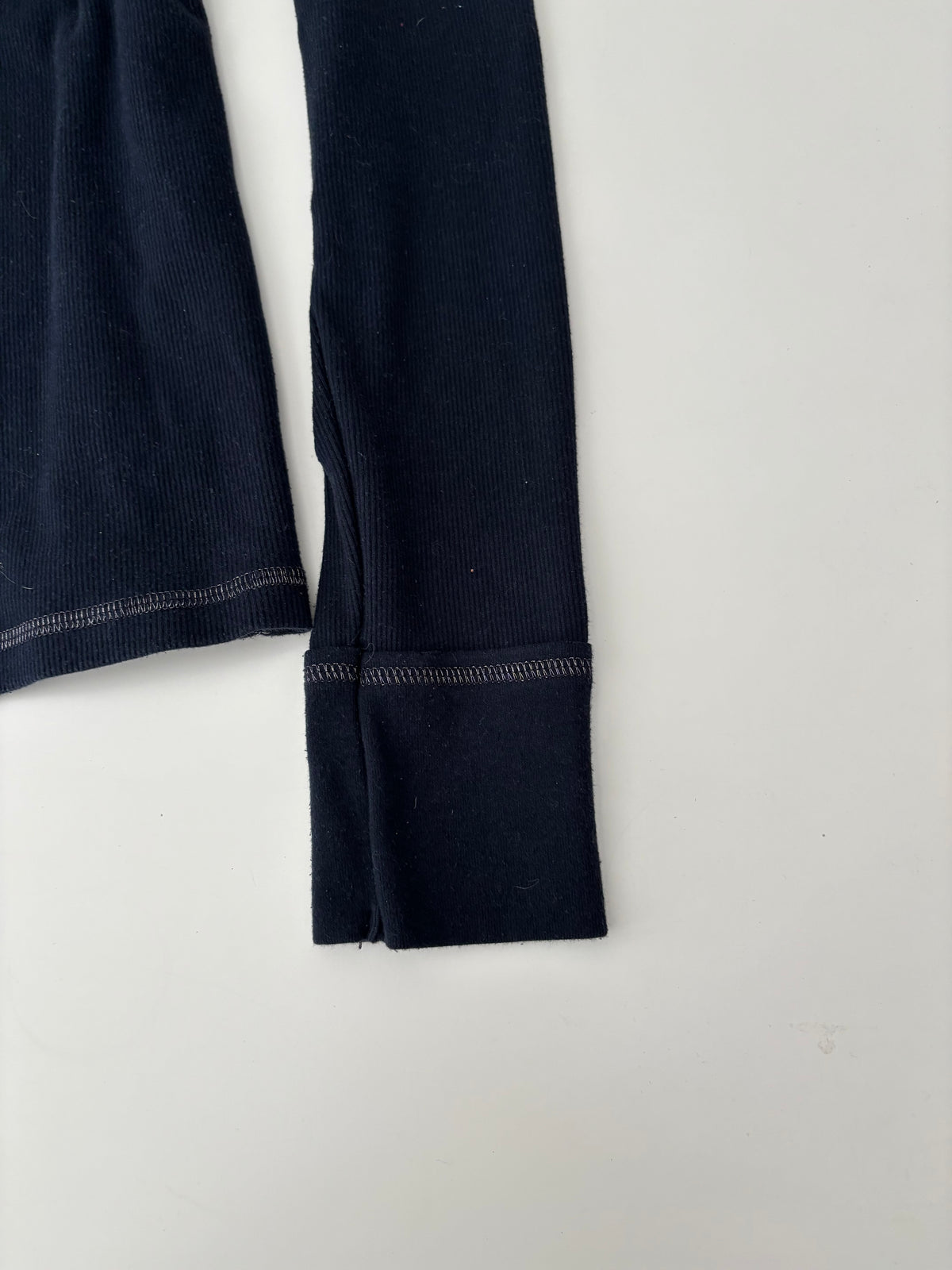 Vintage Abercrombie & Fitch Navy Henley Longsleeve Top – Size M