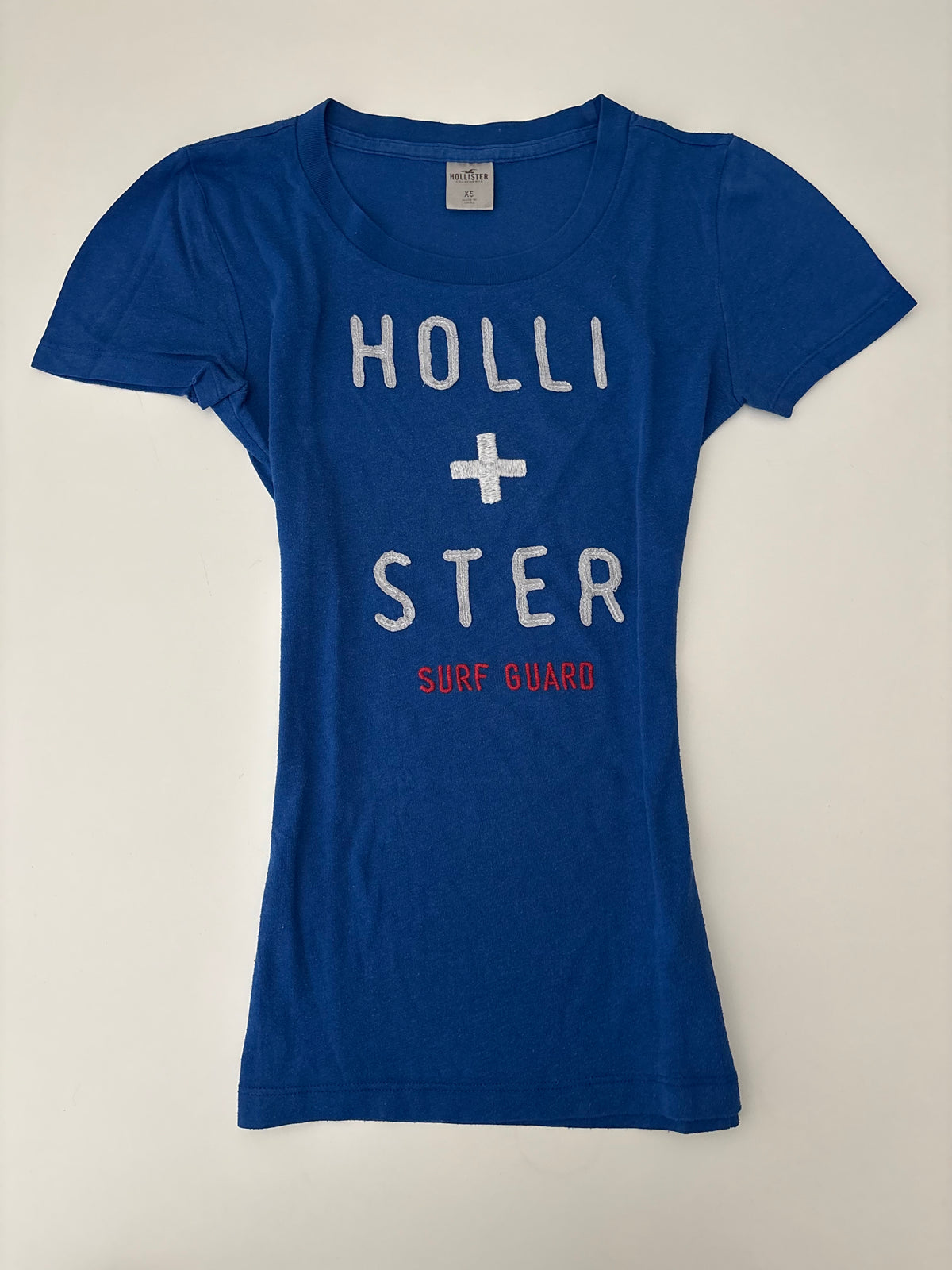 Vintage Hollister Royal Blue Surf Guard T-Shirt – Size XS