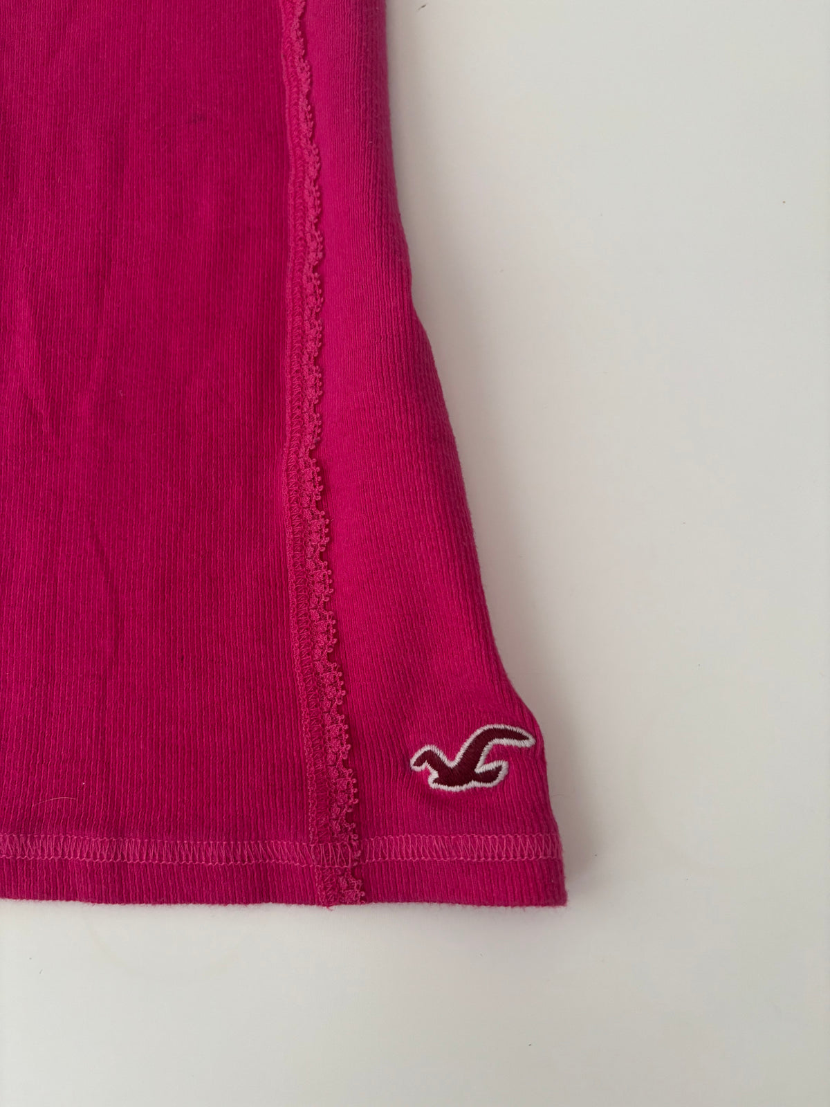 Vintage Hollister Pink Lace Cami Top – Size S