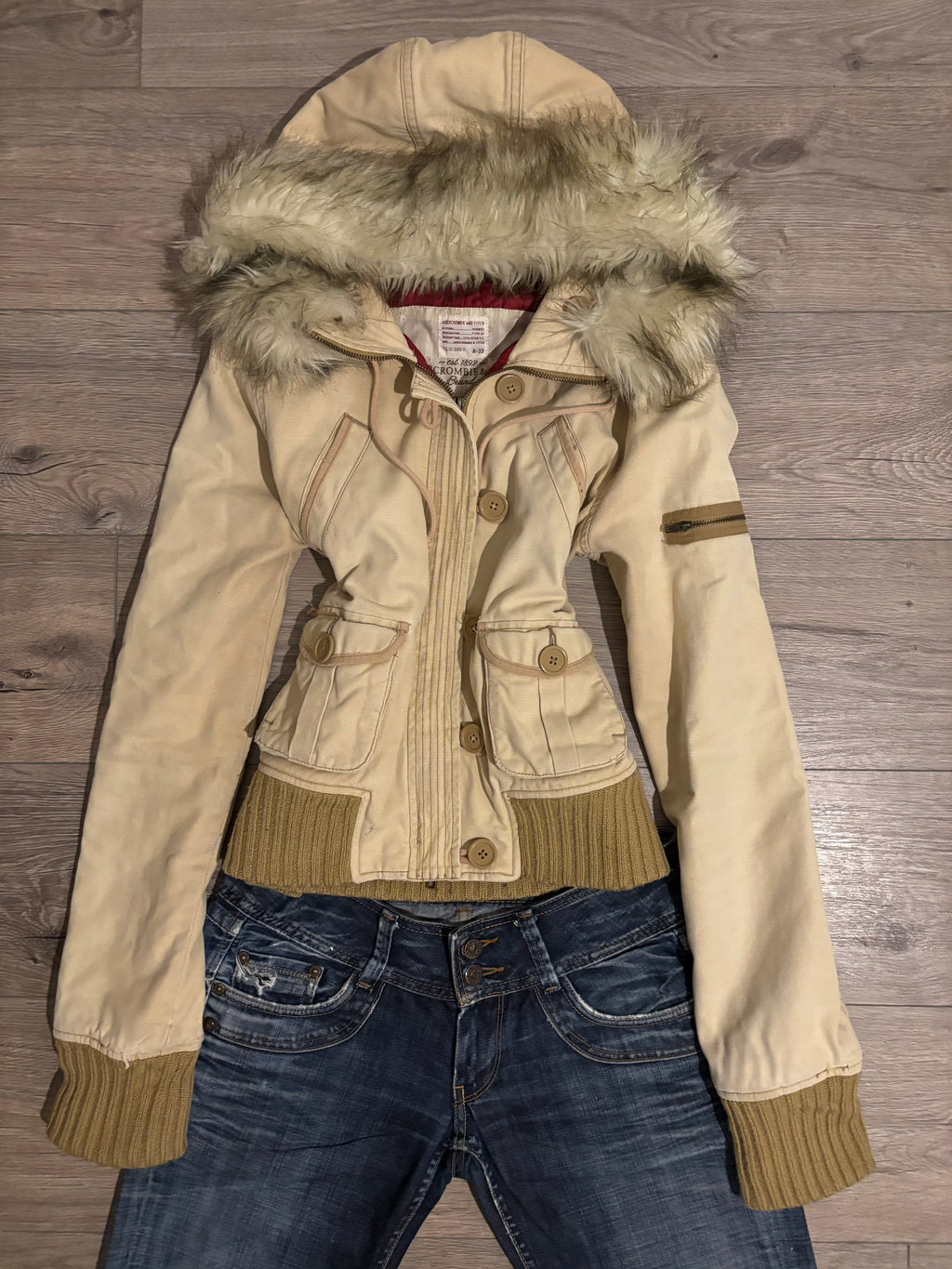 Vintage Abercrombie&Fitch Fur Jacket