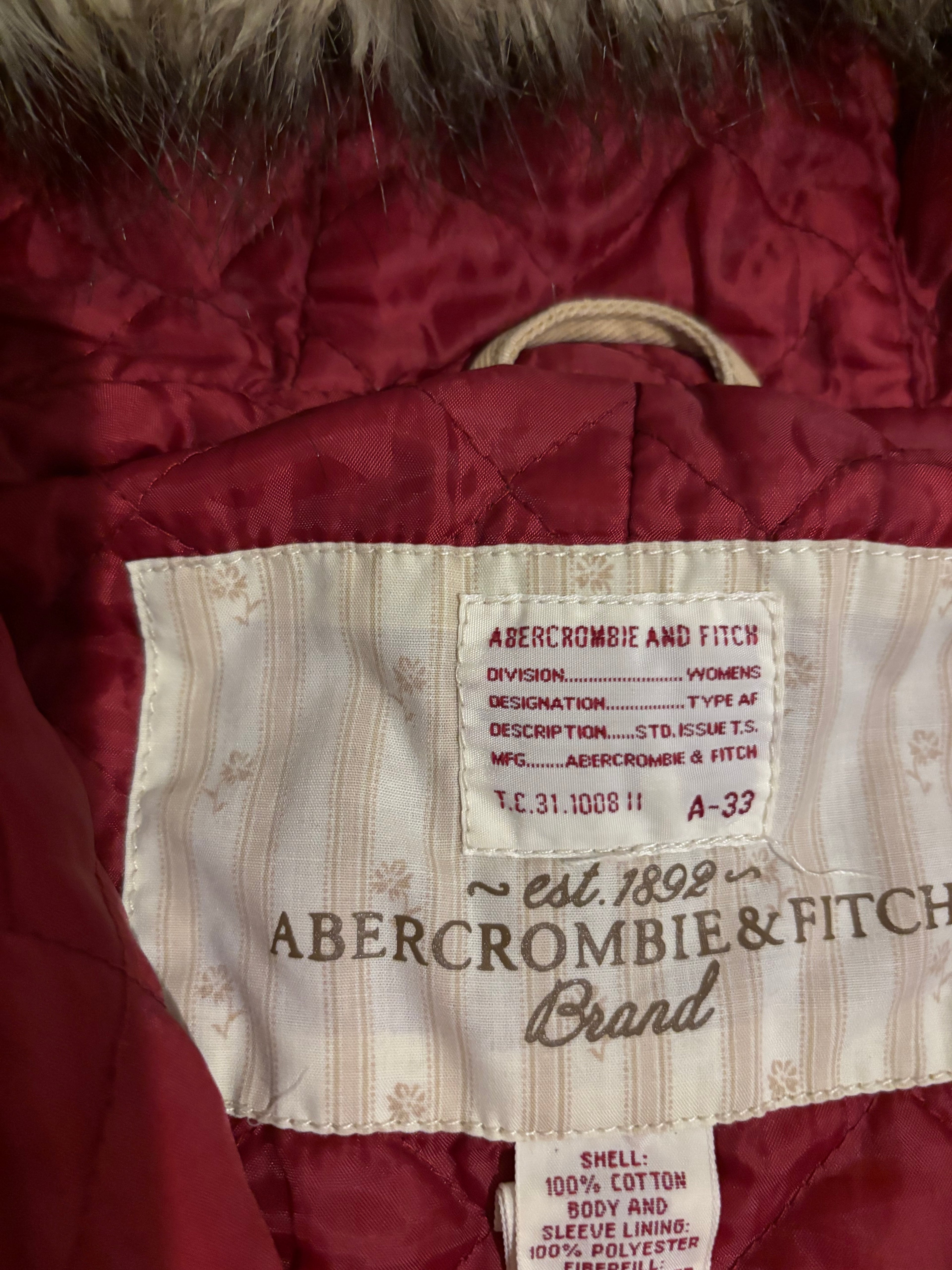 Vintage Abercrombie&Fitch Fur Jacket
