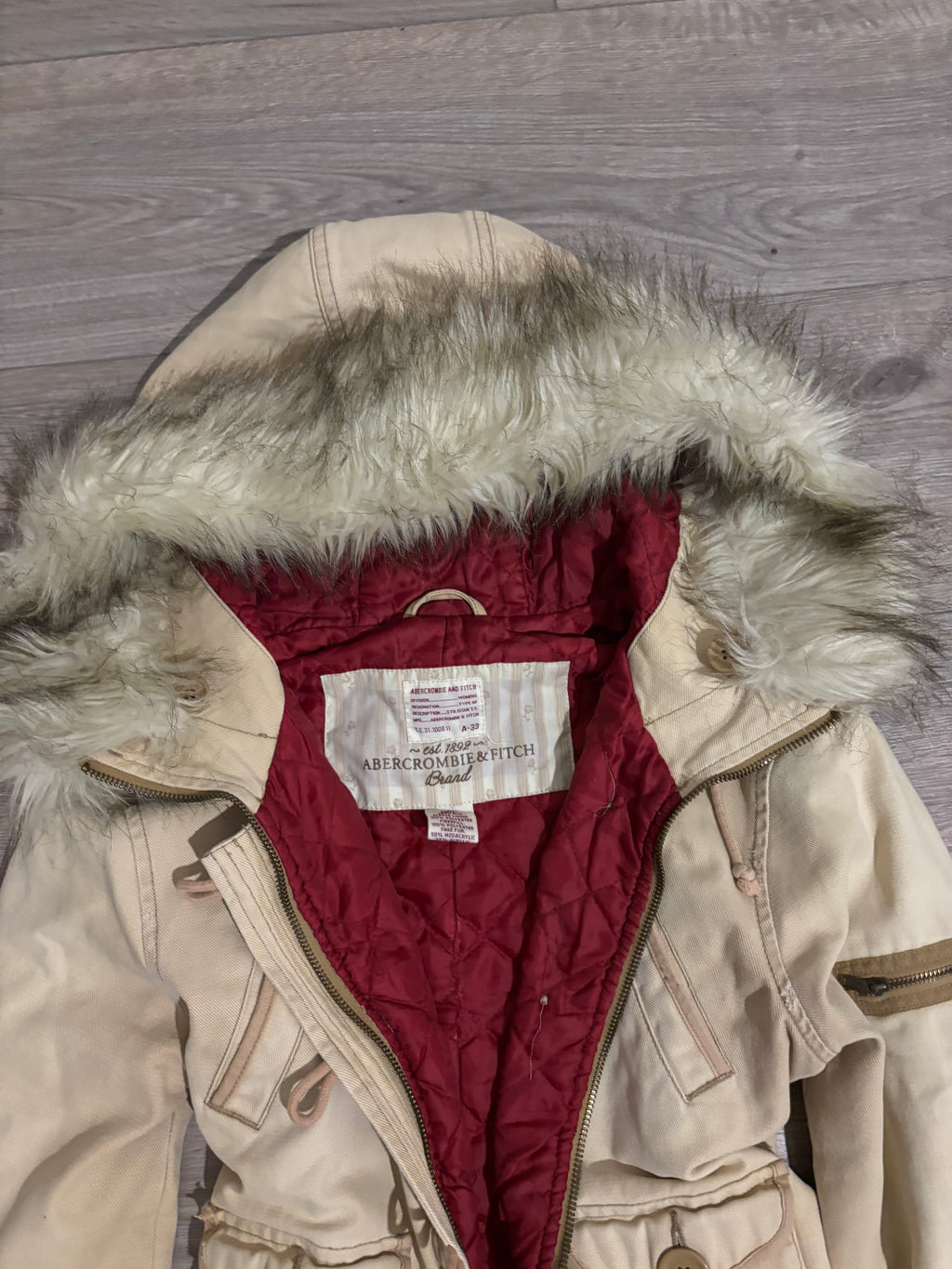 Vintage Abercrombie&Fitch Fur Jacket