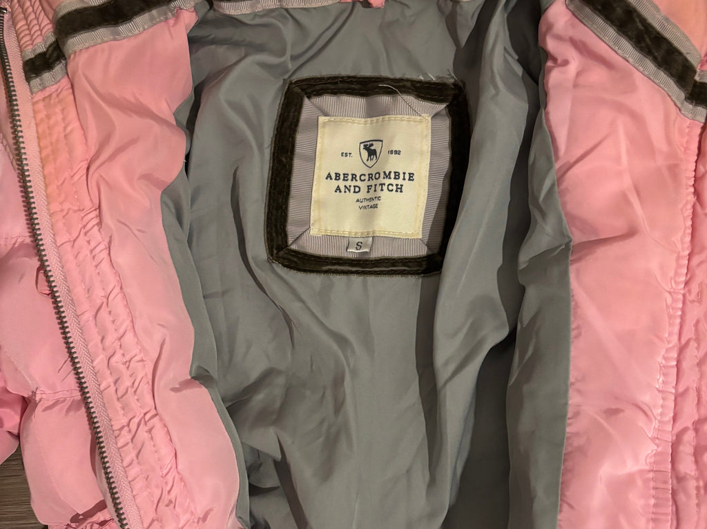 Vintage Abercrombie&Fitch Pink Fur Jacket