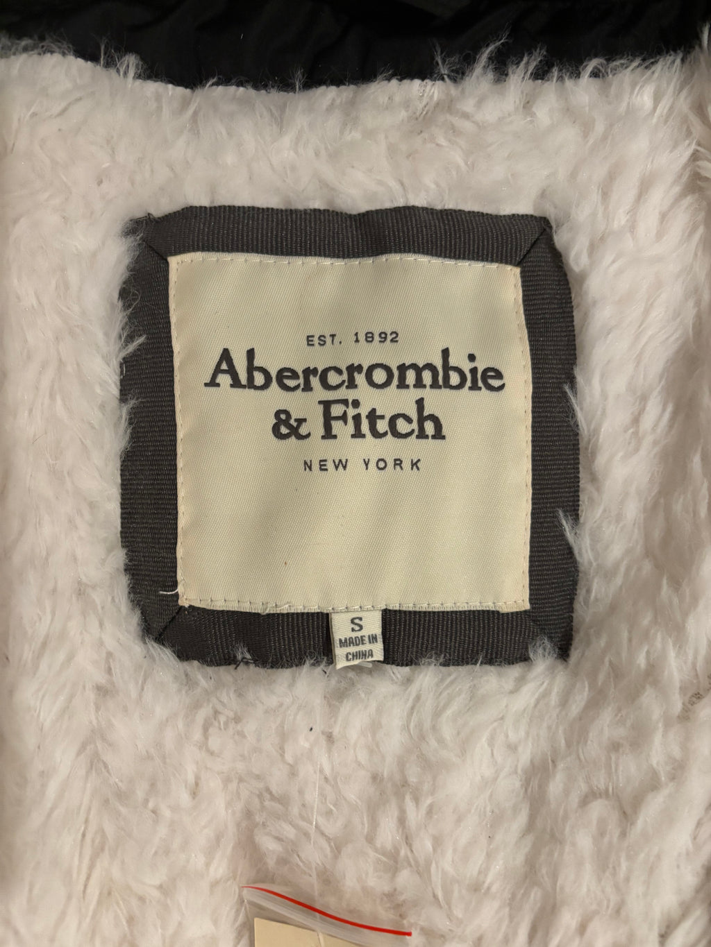 DEADSTOCK Abercrombie&Fitch Black Fur Jacket