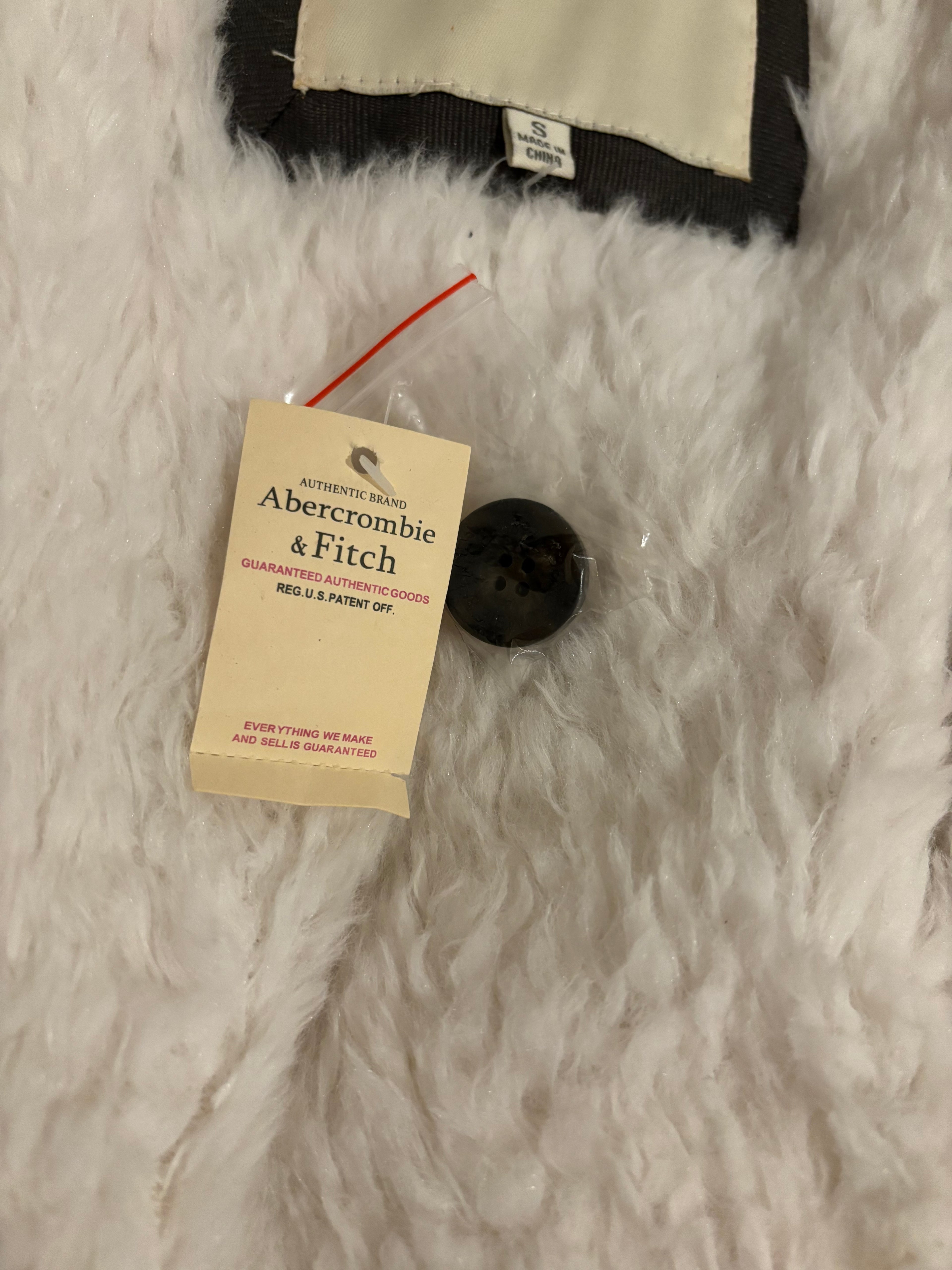 DEADSTOCK Abercrombie&Fitch Black Fur Jacket