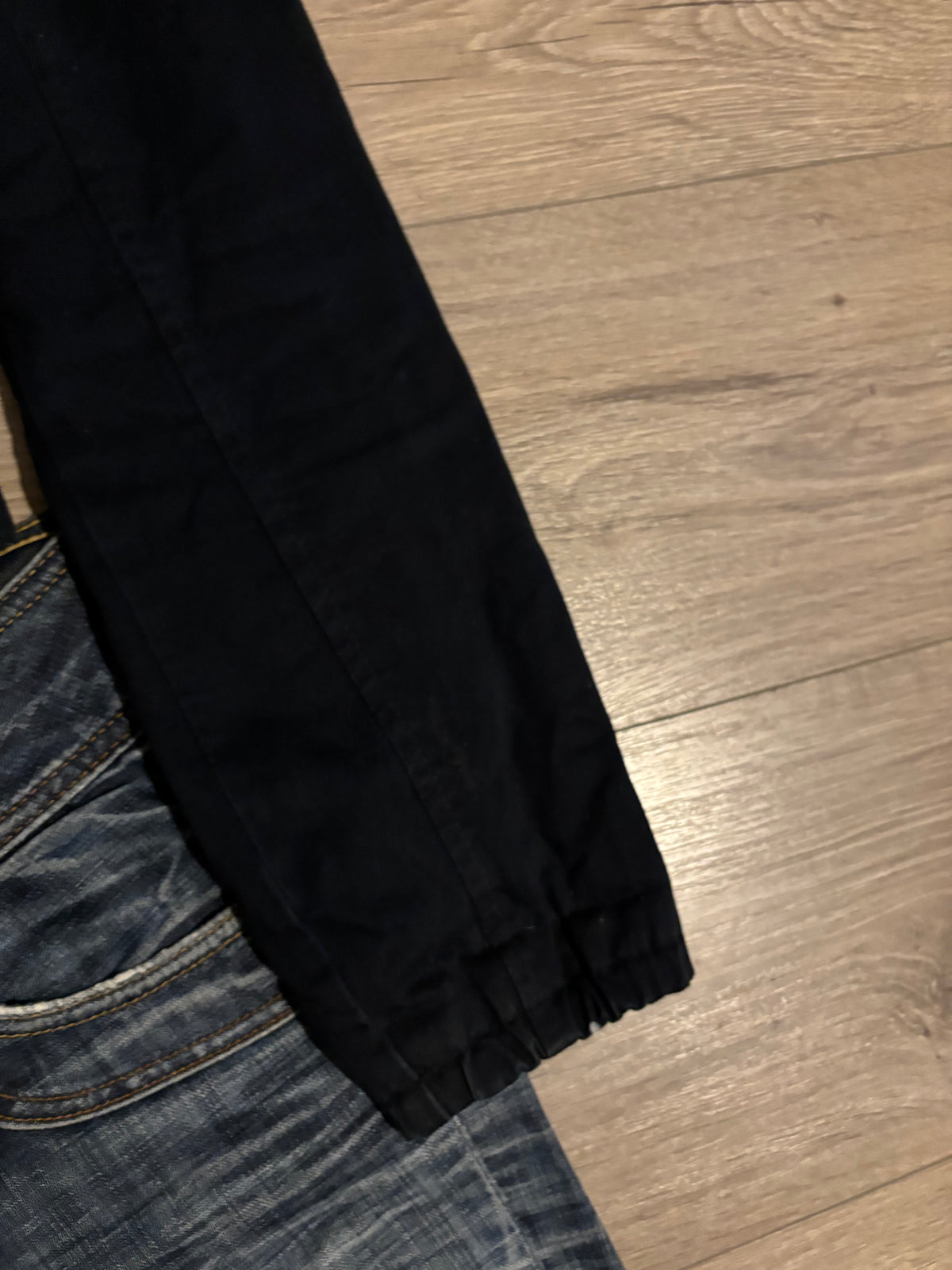 2010s Hollister Navy Faux Fur Jacket – Size S