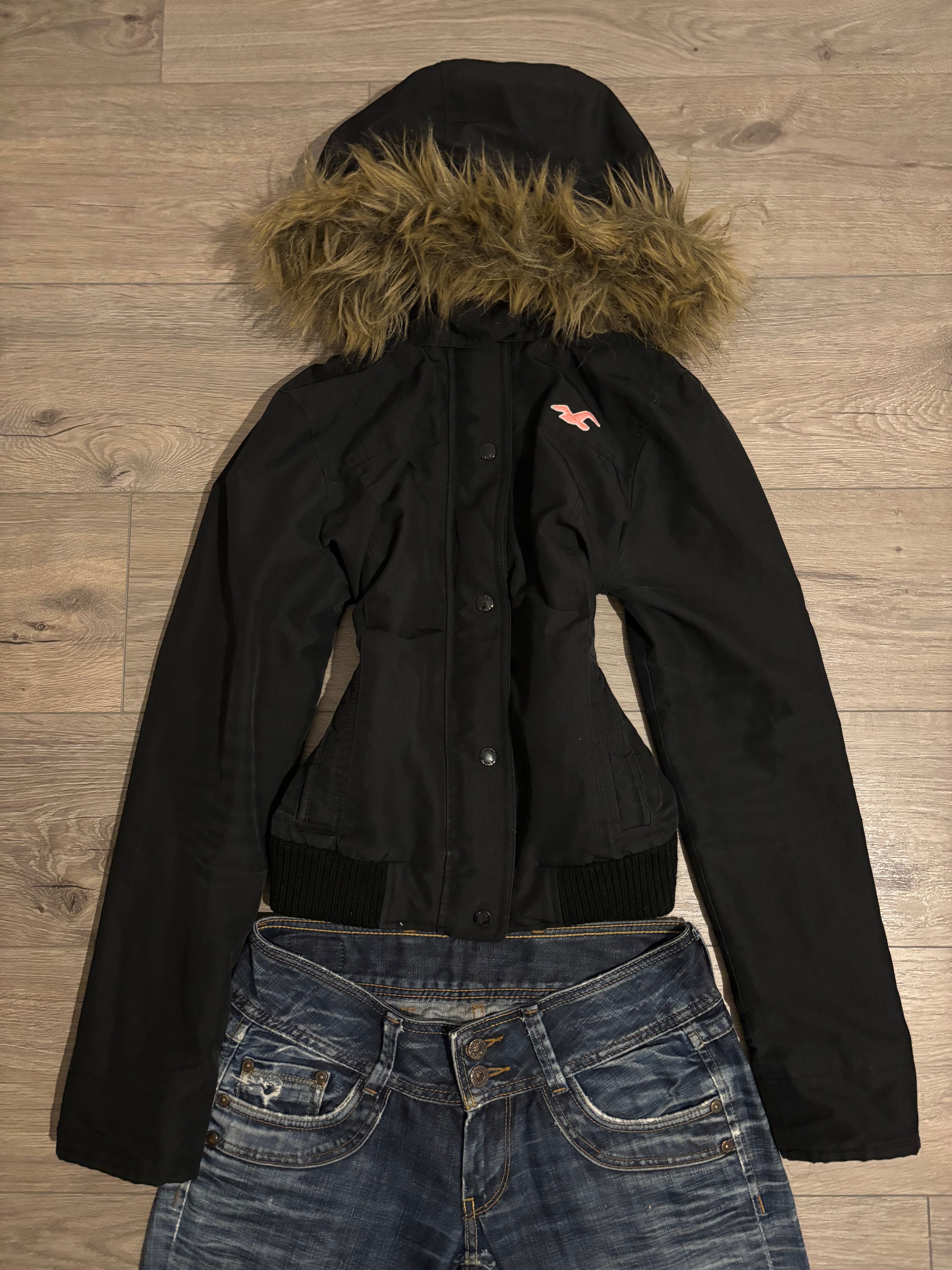 Vintage Hollister Fur Jacket