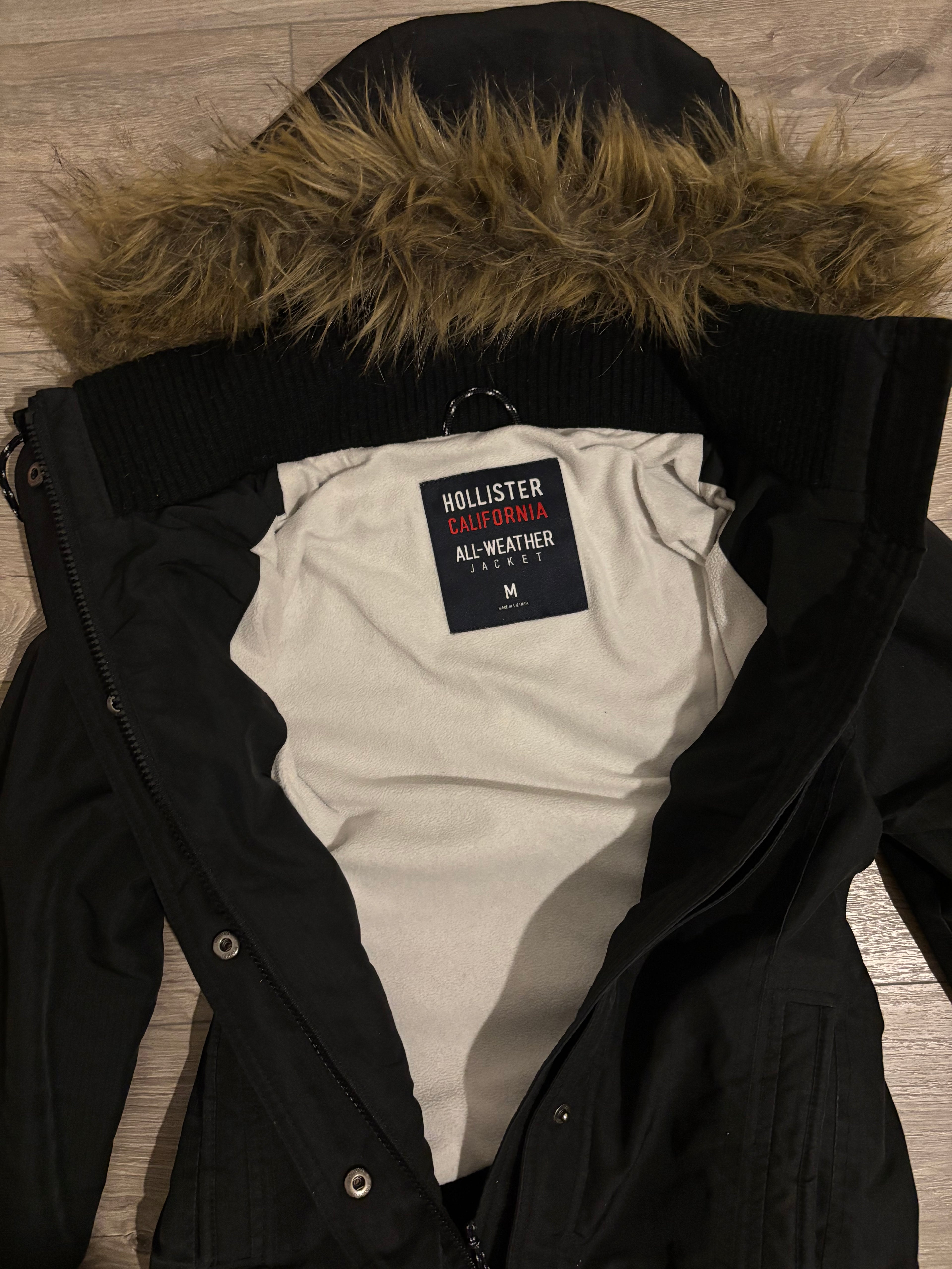 Vintage Hollister Fur Jacket