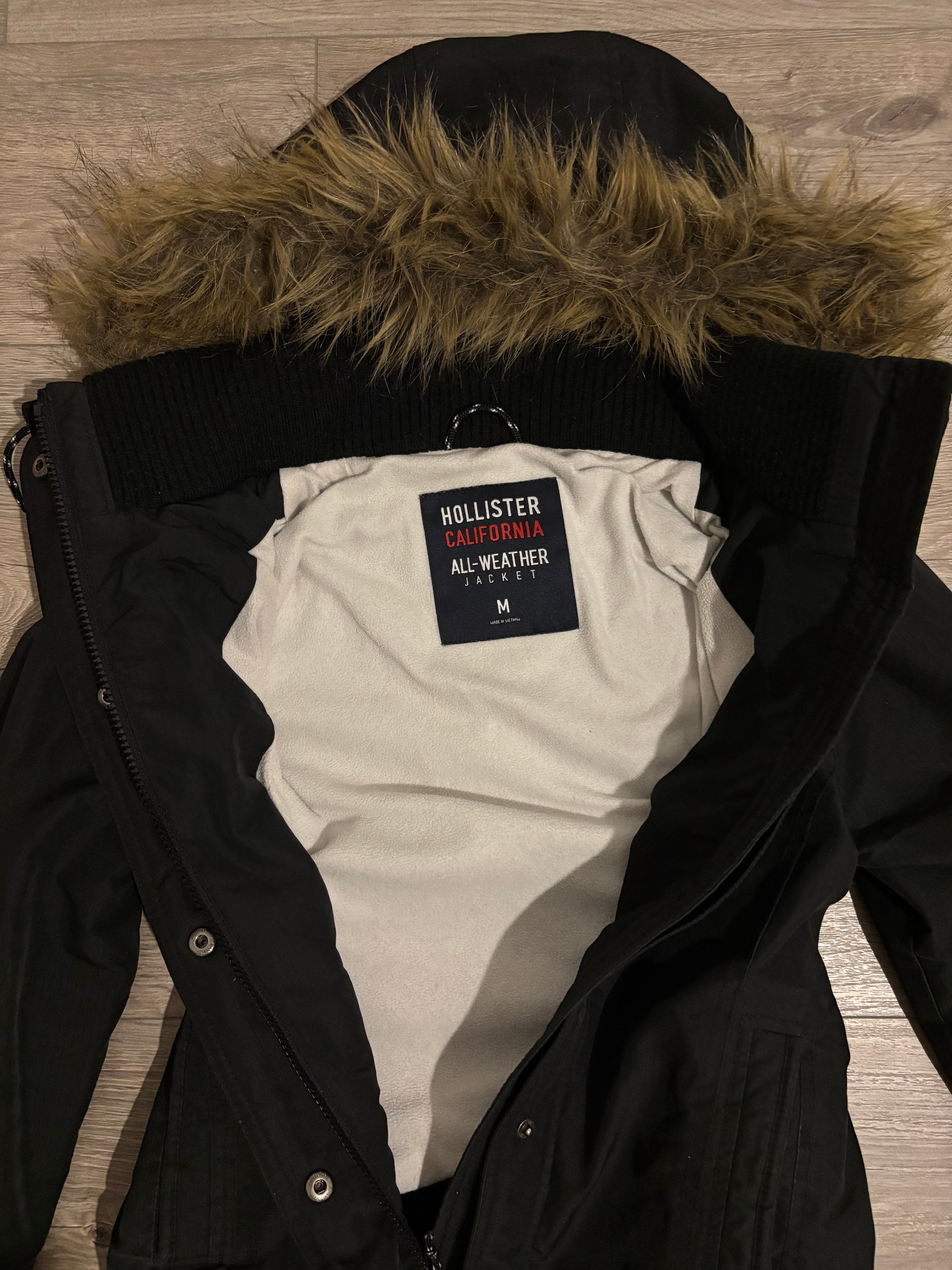Vintage Hollister Fur Jacket
