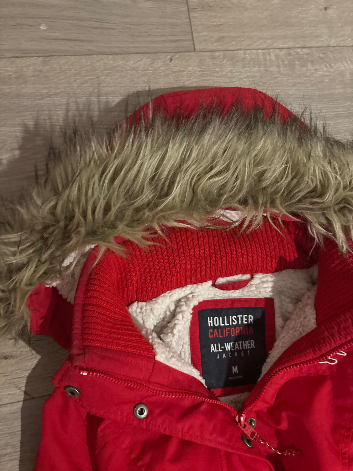 Vintage Hollister Red Jacket – Size S-M