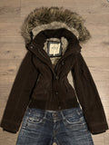 Vintage Rare Abercrombie&Fitch Brown Fur Jacket