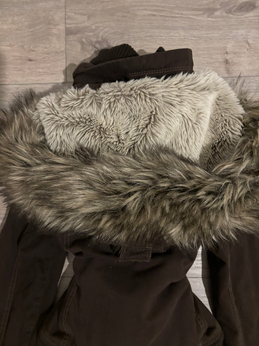 Vintage Rare Abercrombie&Fitch Brown Fur Jacket