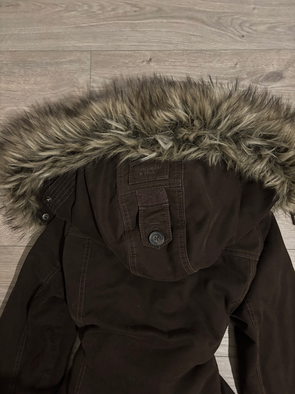 Vintage Rare Abercrombie&Fitch Brown Fur Jacket