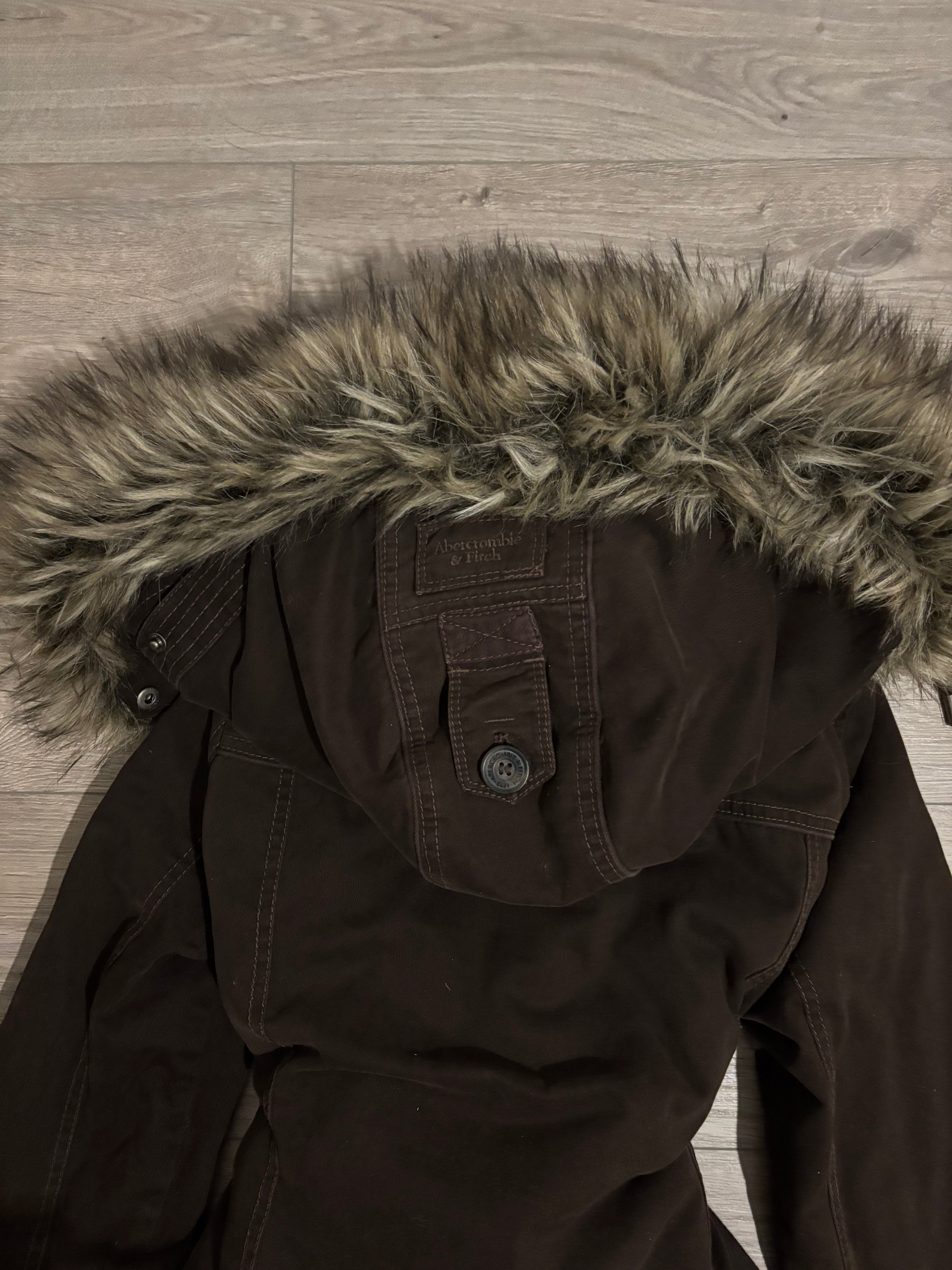 Vintage Rare Abercrombie&Fitch Brown Fur Jacket