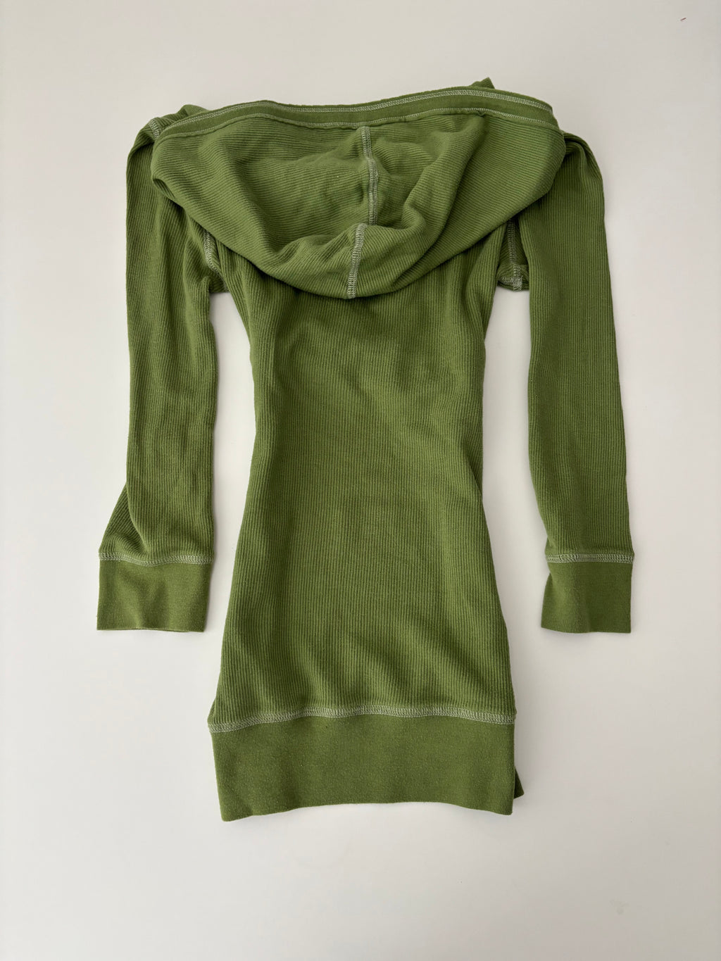 Vintage Abercrombie & Fitch Light Green Hooded Tunic Top – Size M