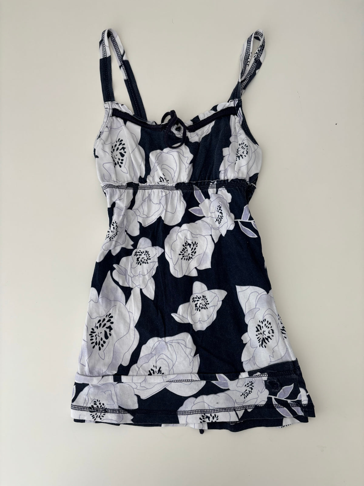 Vintage Abercrombie & Fitch Navy Floral Cami Top – Size M