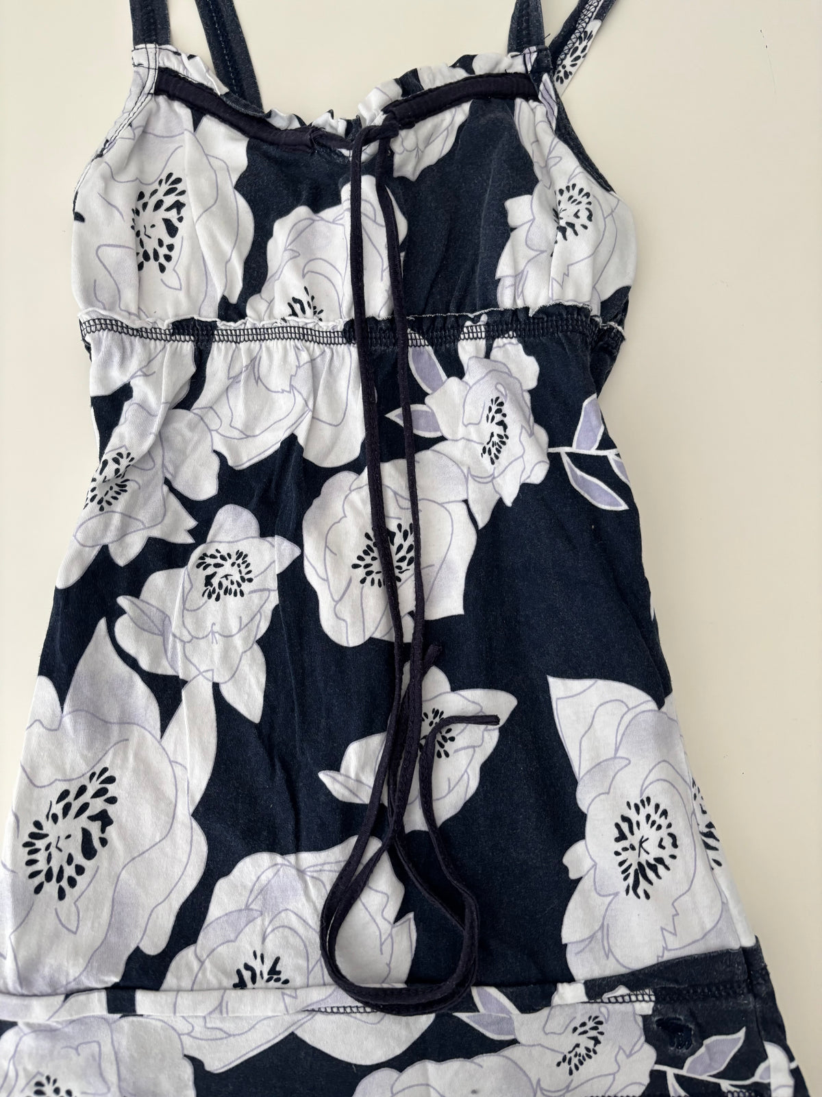 Vintage Abercrombie & Fitch Navy Floral Cami Top – Size M